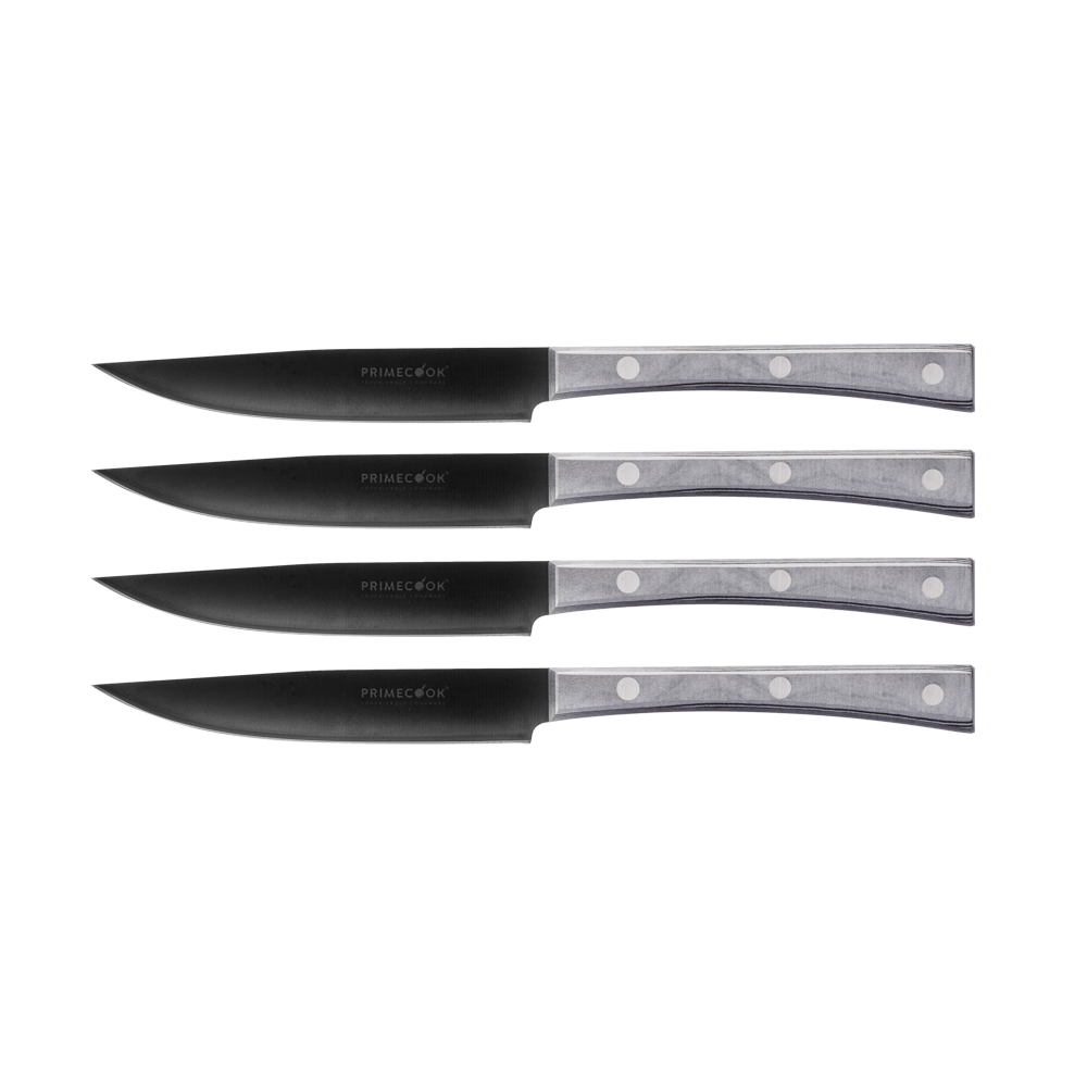 Set von 4 scharfen Steakmessern