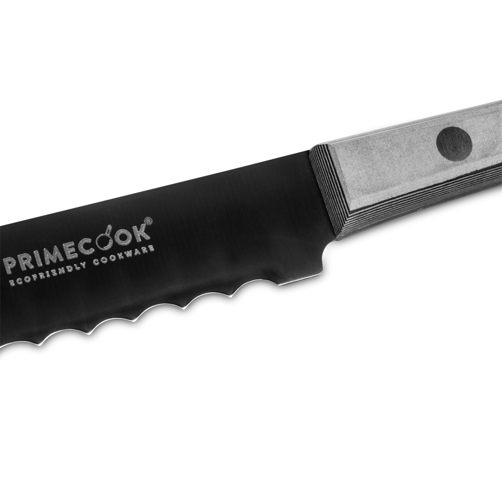 Gezahntes Obstmesser und Tomatenmesser mit Ecoshield-Beschichtung von Primecook