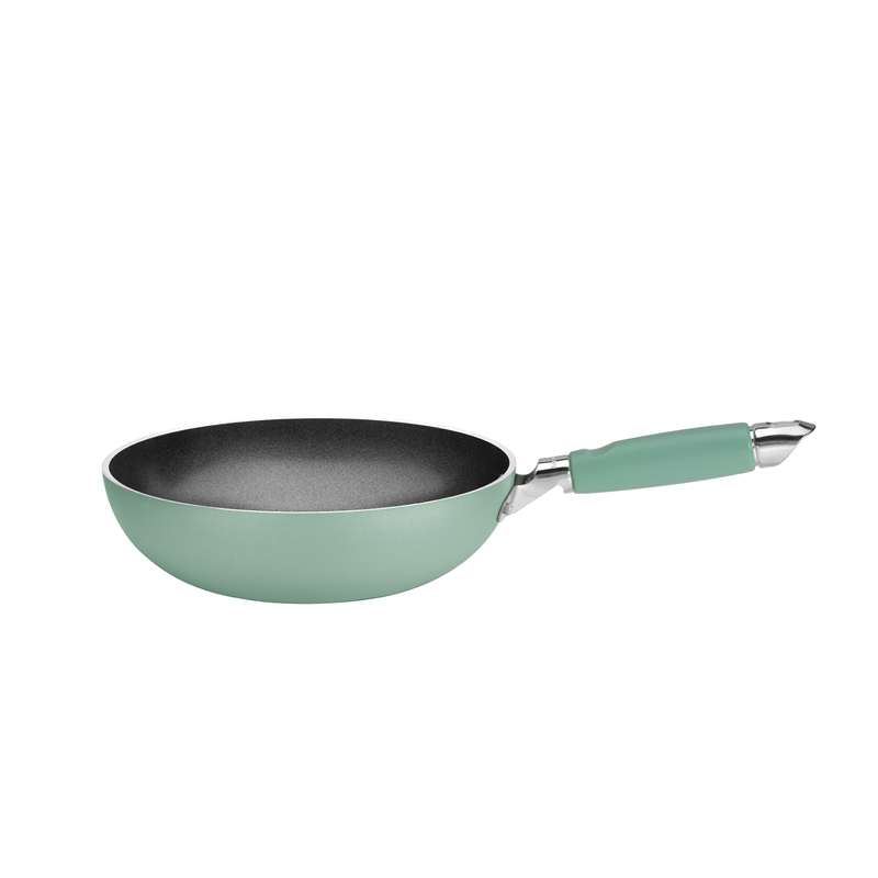 Kleine kompakte Wokpfanne ohne PFAS; Primecook ecofriendly cookware